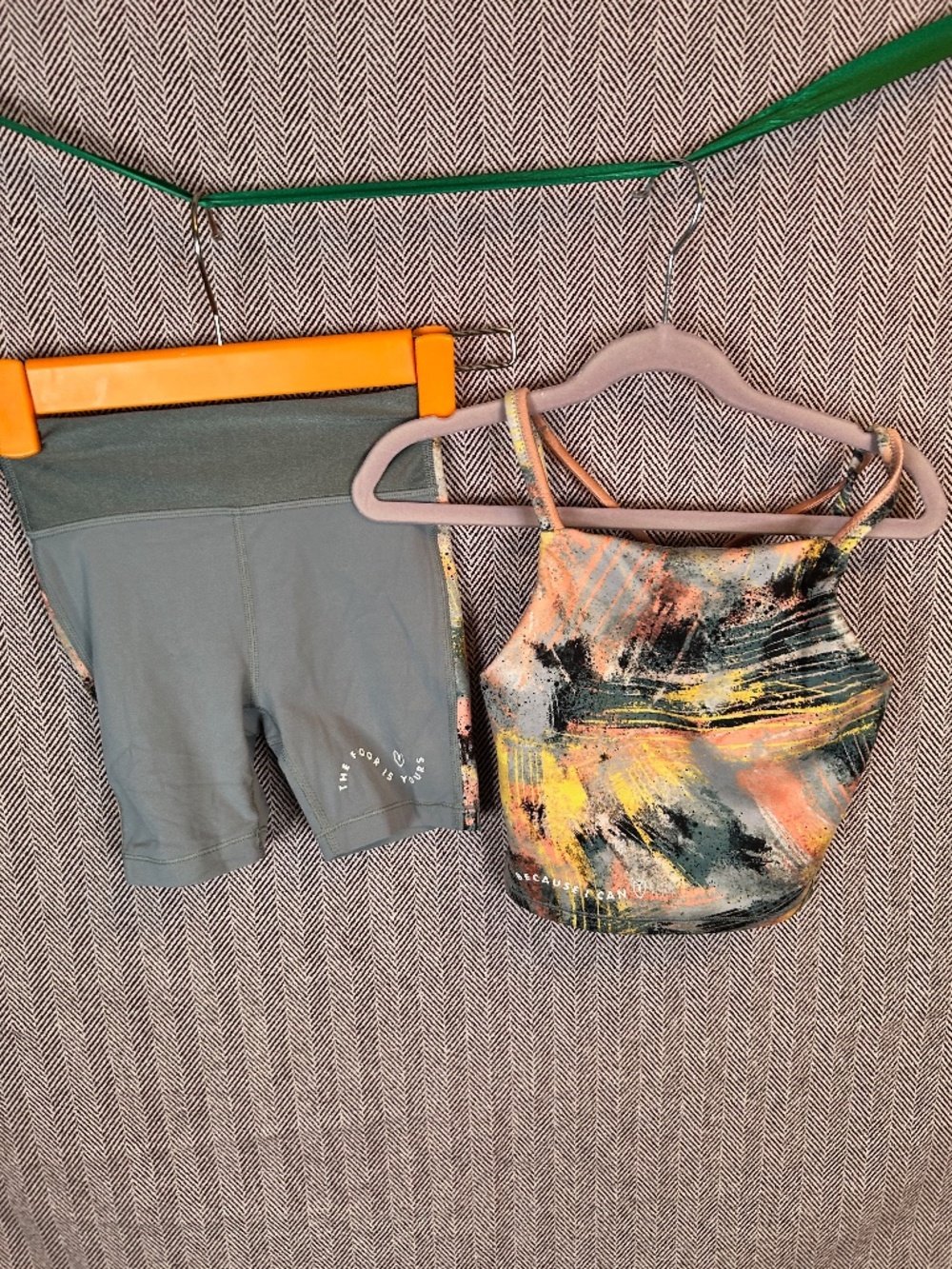 Athleta Girl Matching Shorts and Tank Set